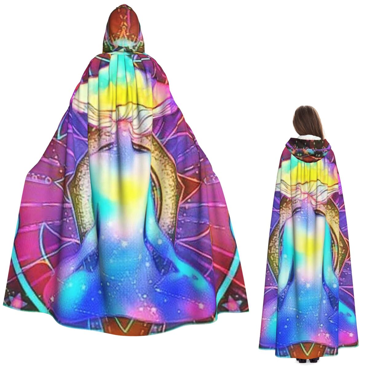 Anime Cosplay India - Hayali Hindistan Mandala Psychedelic Buda Mantarı