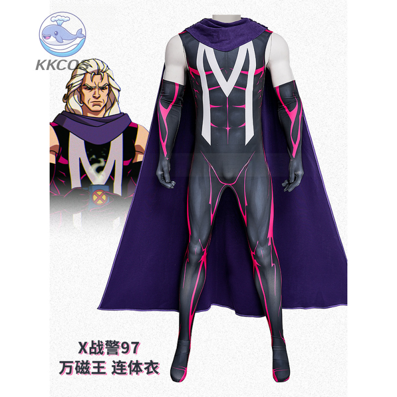 Anime Cosplay Jumpsuit - Magneto Cosplay Kostüm Tulum Max Eisenhardt