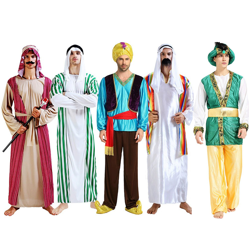 Anime Cosplay India - Erkekler Cosplay Aladdin Lambası Cin Orta