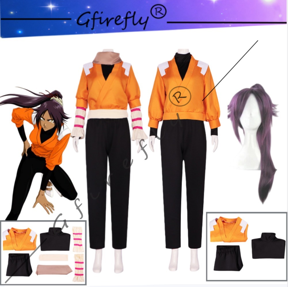 Anime Cosplay Bleach - BLEACH Yoruichi Shihouin Cosplay Kostümü Anime