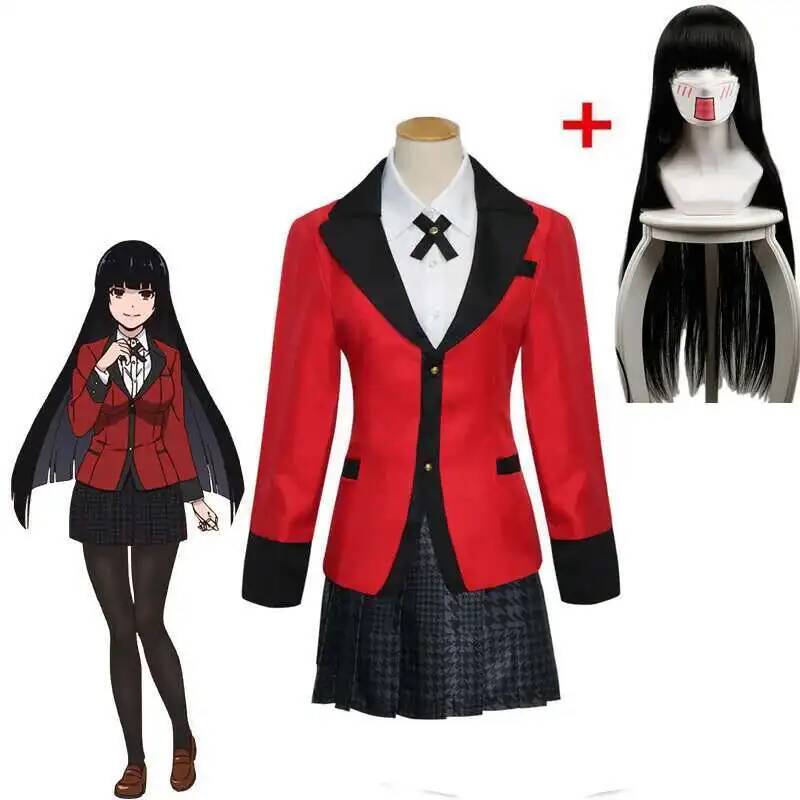 Anime Cosplay Yumeko - Anime Kakegurui Yumeko Jabami Cosplay Kostüm