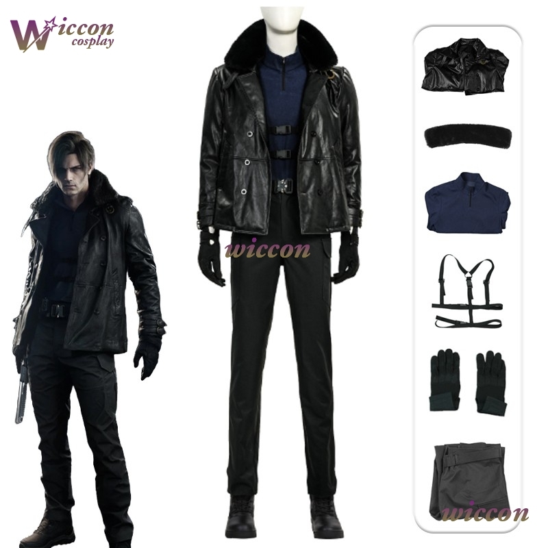 Anime Cosplay Jumpsuit - Kosplay Requiem Resident Evil Leon·S·kennedy Cosplay