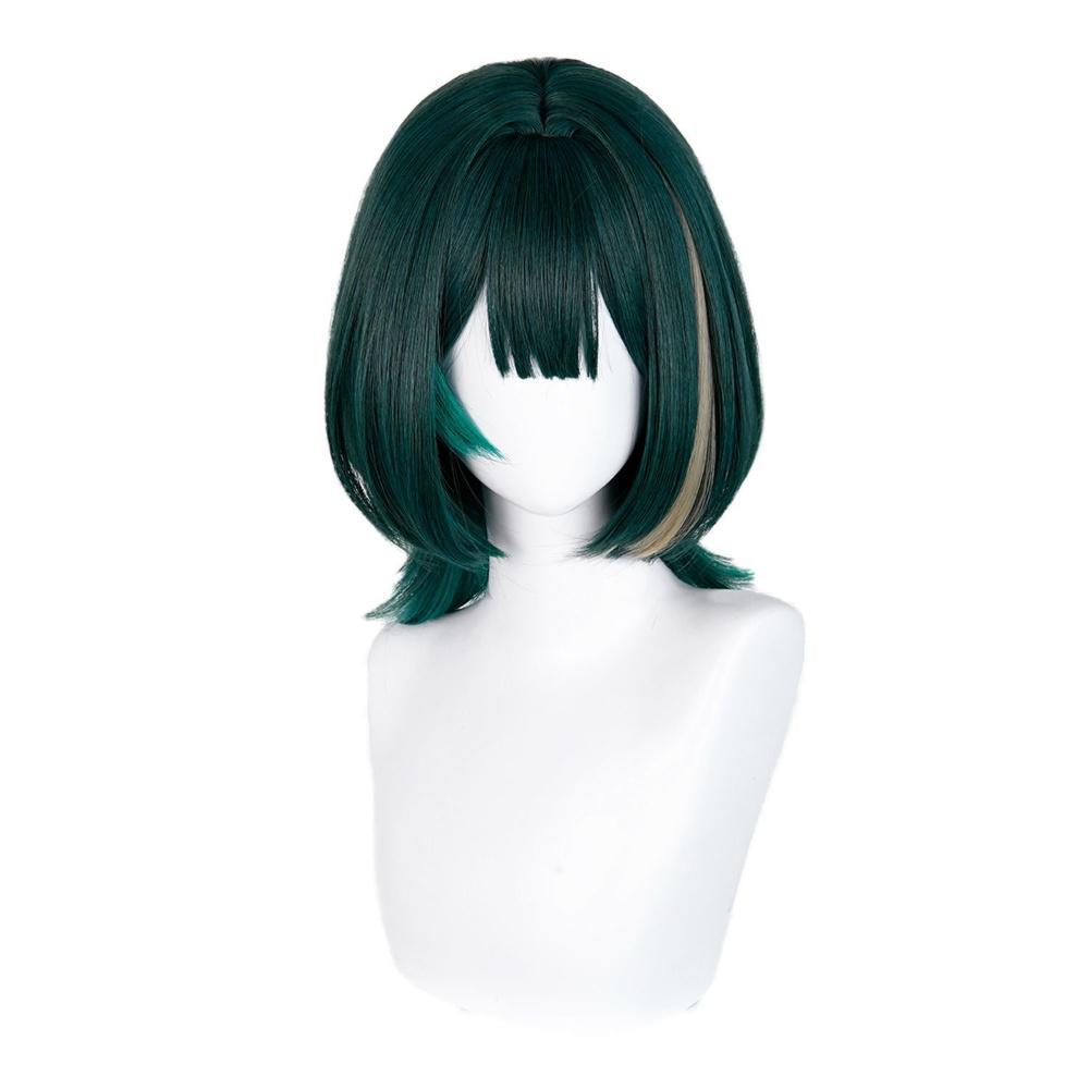Anime Cosplay Mujer - Anime Nefer Cosplay Peruk Yeşil Golleri