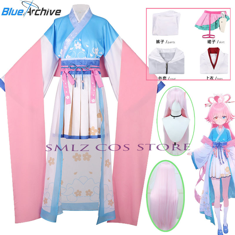 Anime Cosplay Mujer - Oyun Mavi Arşiv Takanashi Hoshino Cosplay