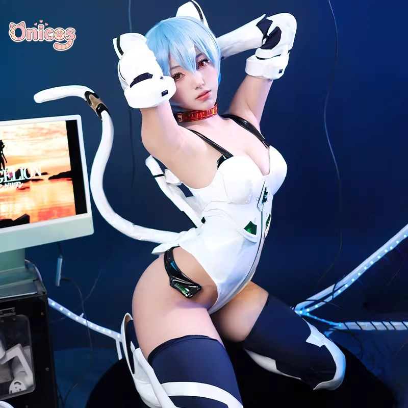 Ayanami Rei Kedi Kulaklı Anime - Anime Cosplay Jumpsuit incelemesi ve fiyatı