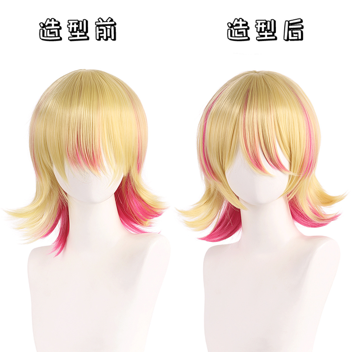 Sentetik Cosplay Peruk Kısa Sa - Anime Cosplay Duo incelemesi ve fiyatı