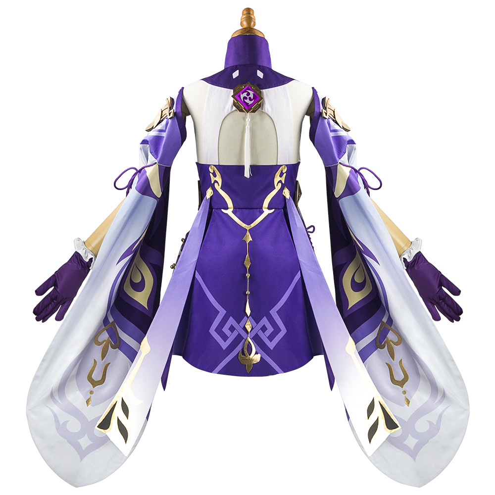 Genshin Impact Keqing Cosplay  - Anime Cosplay Jumpsuit incelemesi ve fiyatı
