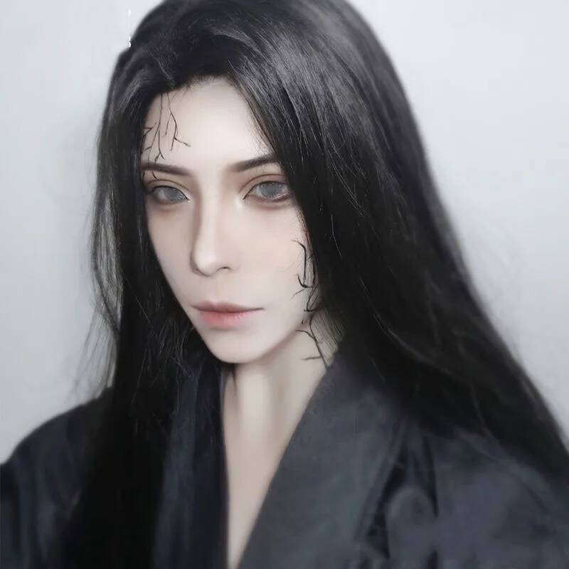 Erkekler Hanfu Uzun Düz Saç An - Anime Cosplay Japanese incelemesi ve fiyatı