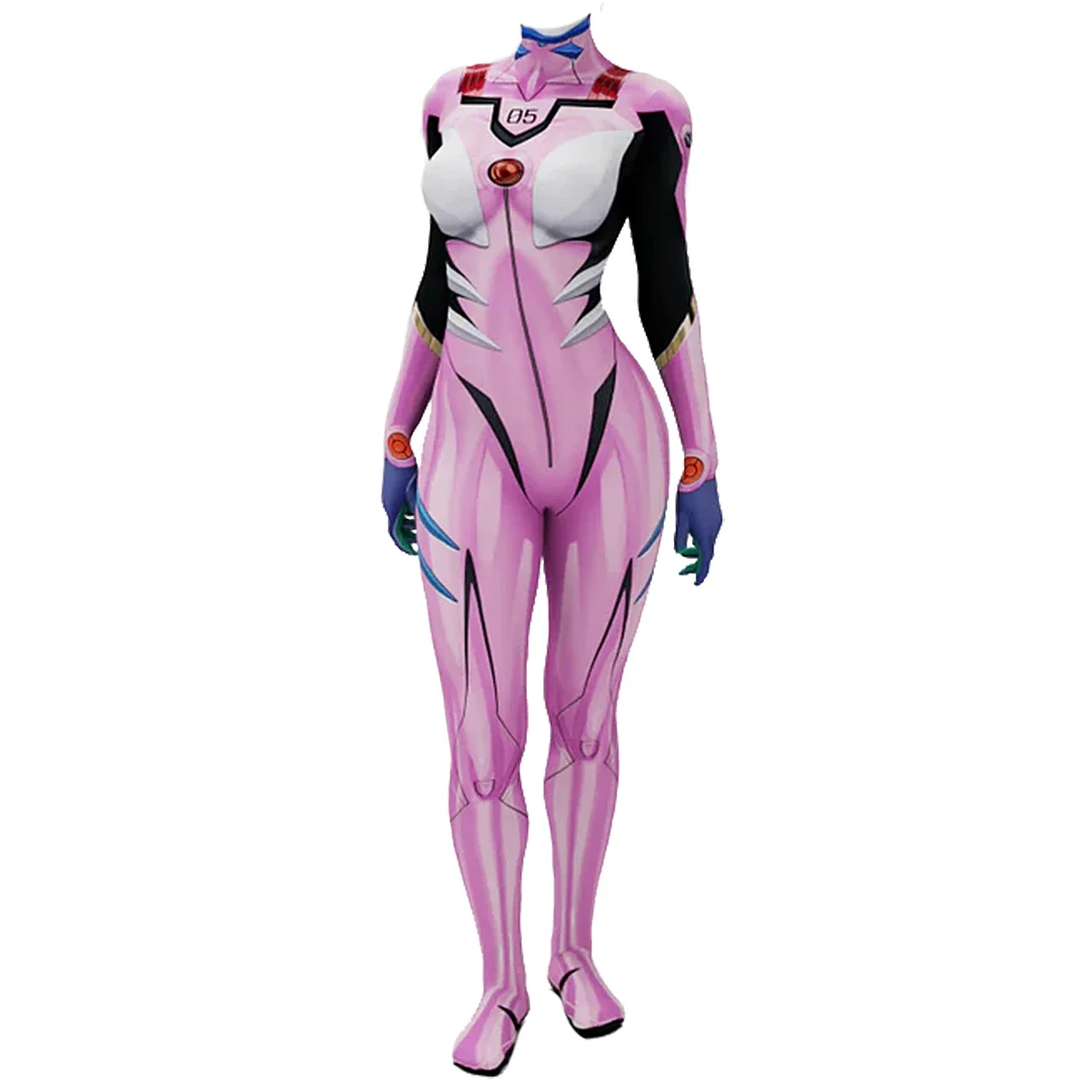 Anime EVA 05 Makinami Cosplay  - Anime Cosplay Jumpsuit incelemesi ve fiyatı