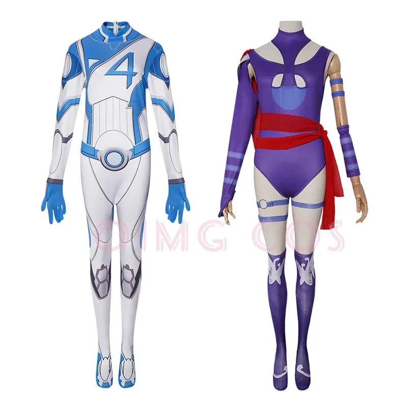 Görünmez Kadın Psylocke Cospla - Anime Cosplay Jumpsuit incelemesi ve fiyatı
