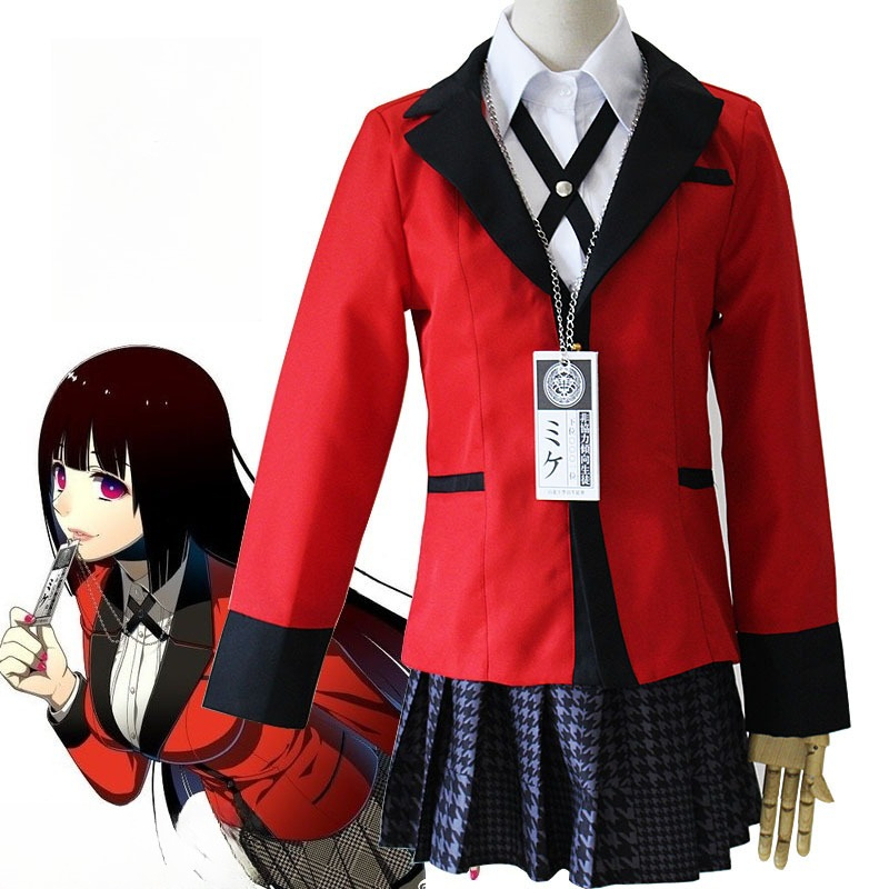Anime Kakegurui Jabami Yumeko  - Anime Cosplay Yumeko incelemesi ve fiyatı