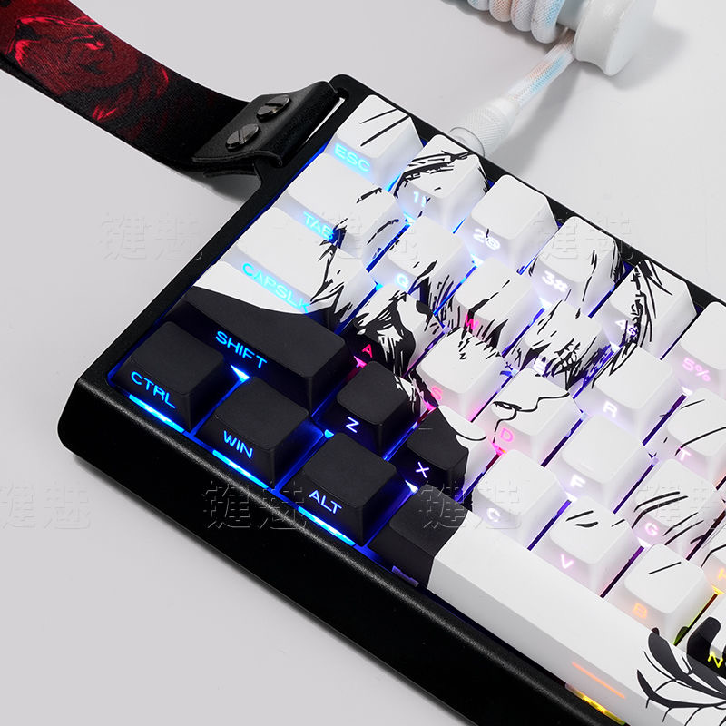 130 Tuş Kaneki Ken Tema Klavye - Tokyo Ghoul Mask incelemesi ve fiyatı