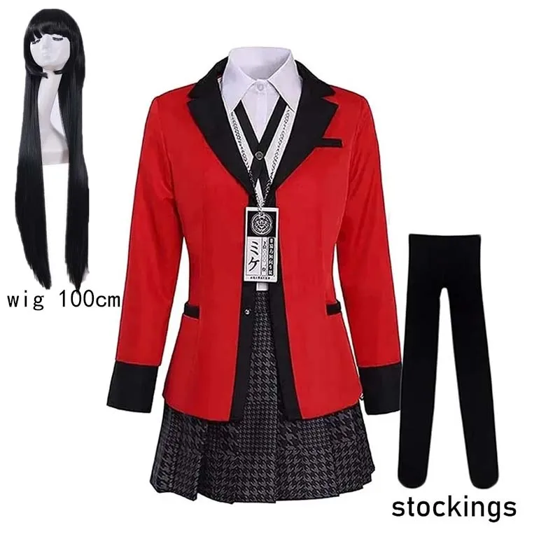 Yumeko Jabami Cosplay Kostümü  - Anime Cosplay Yumeko incelemesi ve fiyatı