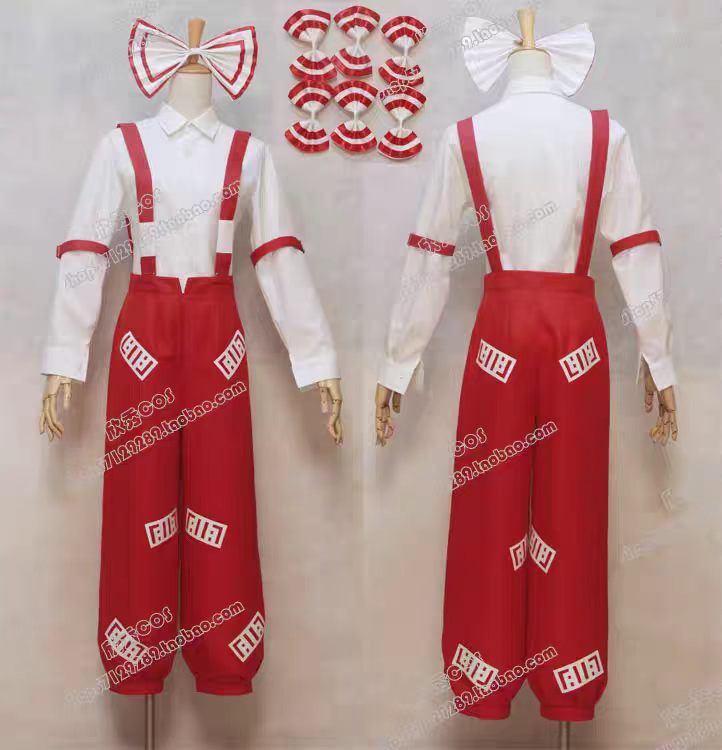 Fujiwara no Mokou Touhou Cospl - Anime Cosplay Jumpsuit incelemesi ve fiyatı